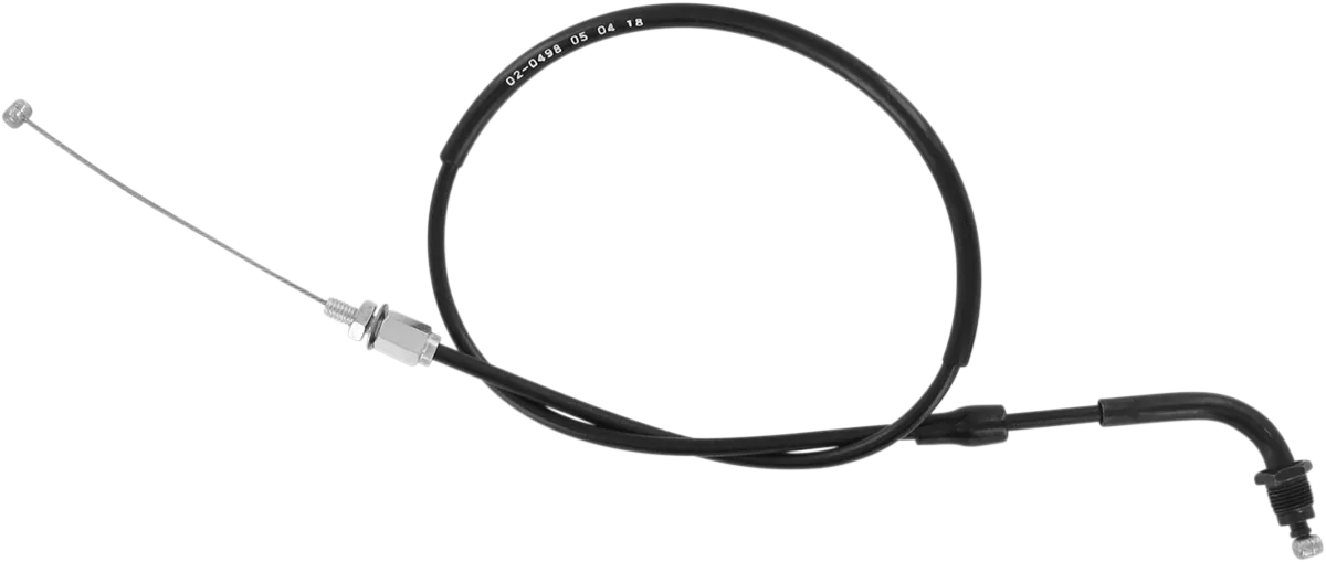 Black Vinyl Throttle Cable