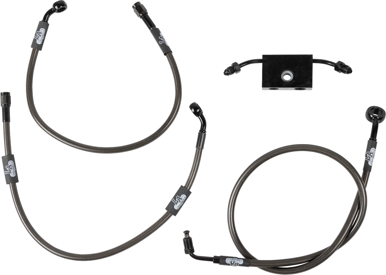 Midnight Braided Brake Line Kit