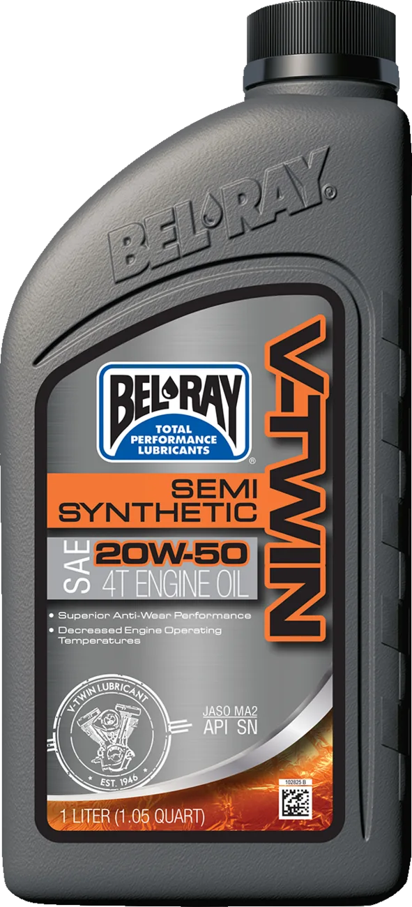 V-Twin Semi-Synthetic 4-Stroke Engine Oil