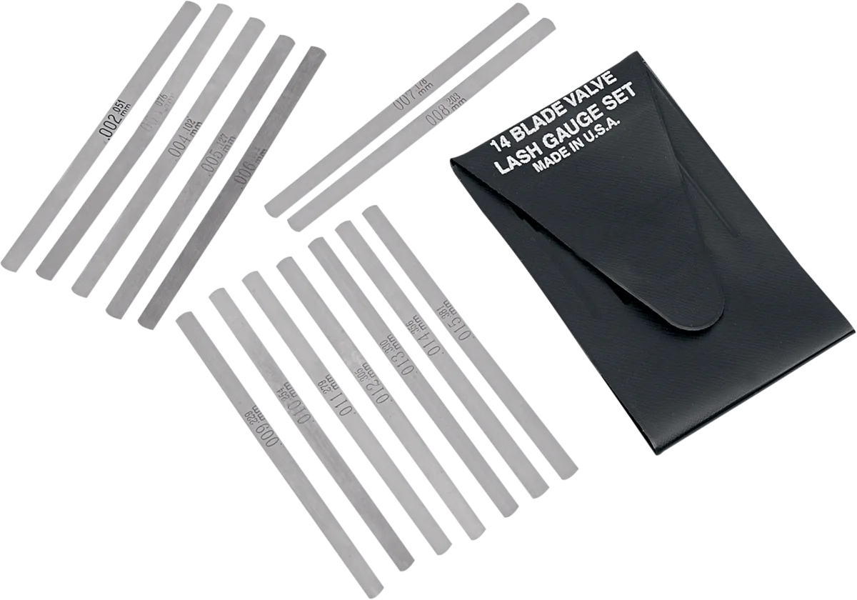 14-Blade Valve Lash Gauge Set