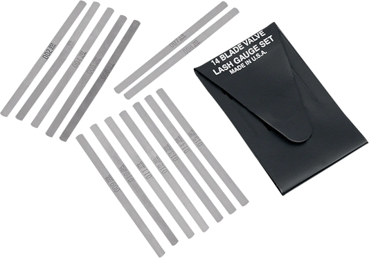 14-Blade Valve Lash Gauge Set