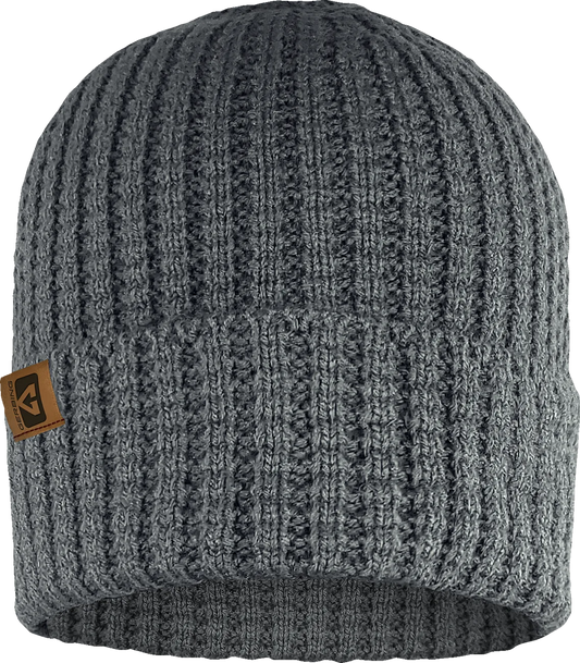 5 V Waffle Knit Heated Hat