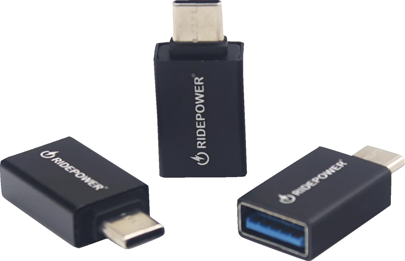 Female USB to Male USB-C Power Adapter