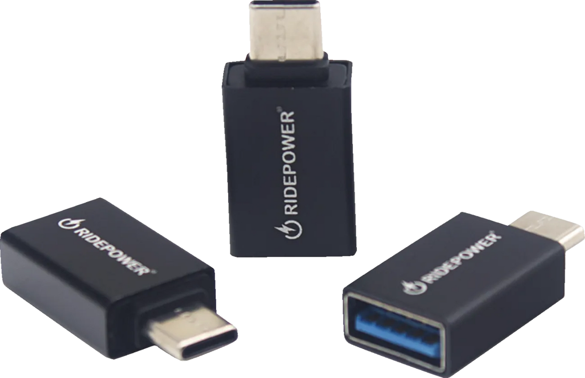Female USB to Male USB-C Power Adapter