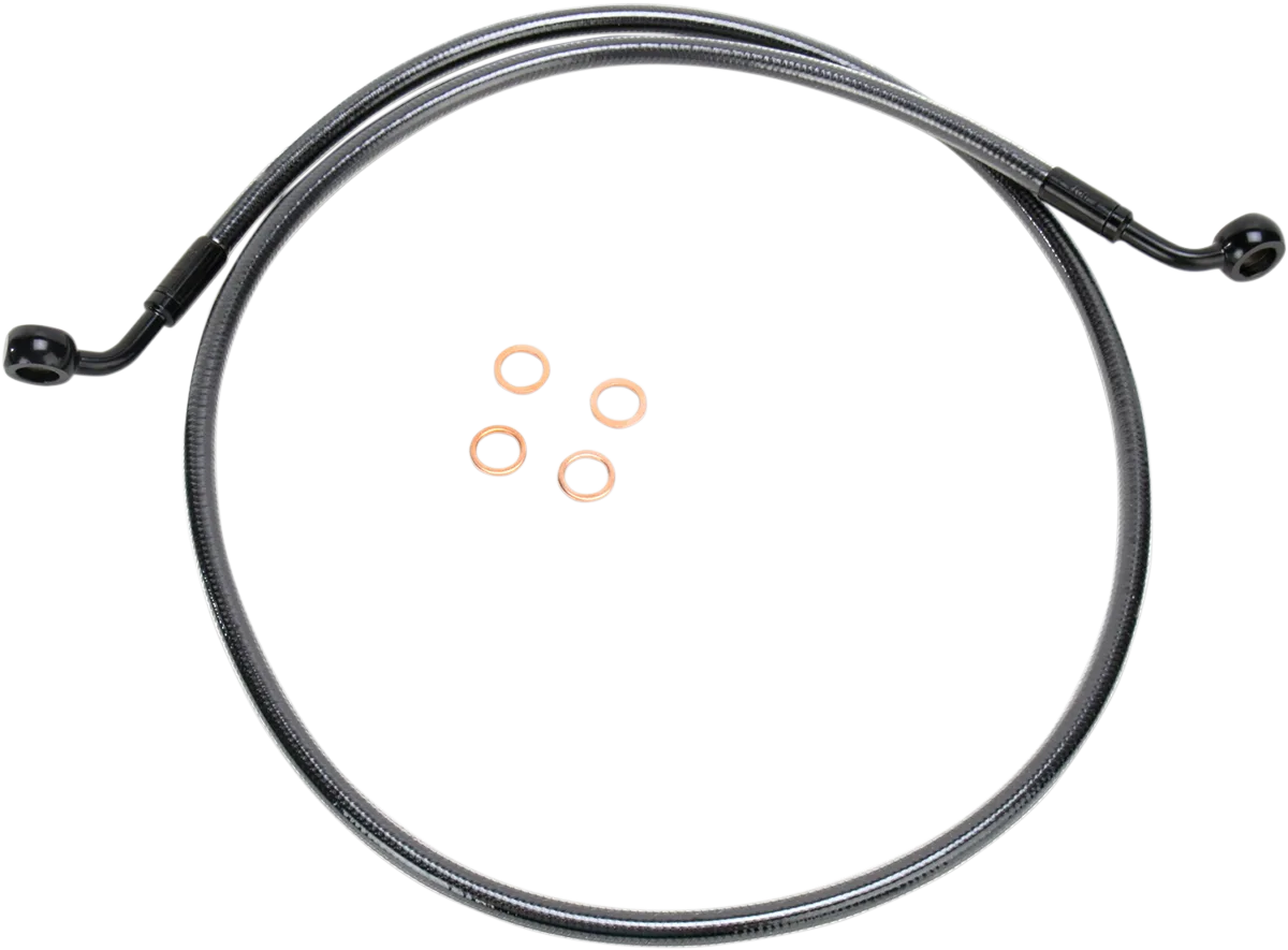 E-Z Align Braided Single Disc Front Brake Line