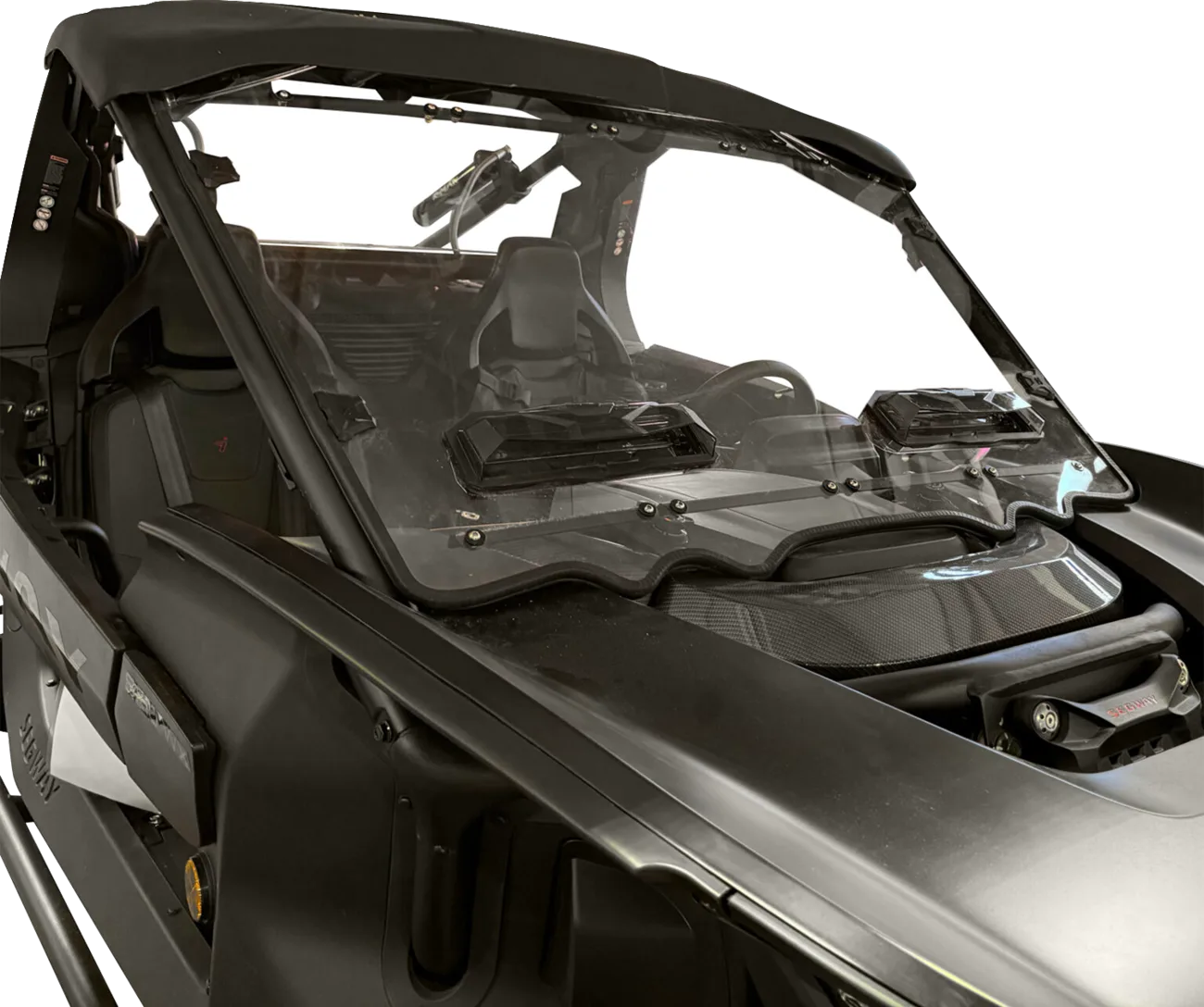 Tool-less Versa-Vent Windshield