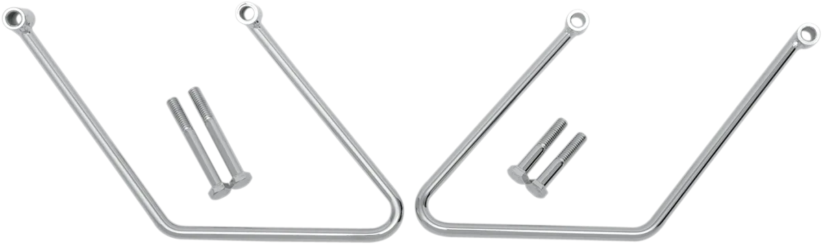 Chrome Saddlebag Support Brackets