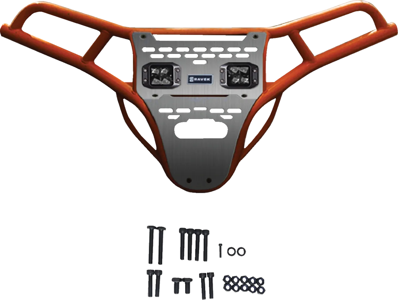 Front Bumper/Skid Plate with Lights