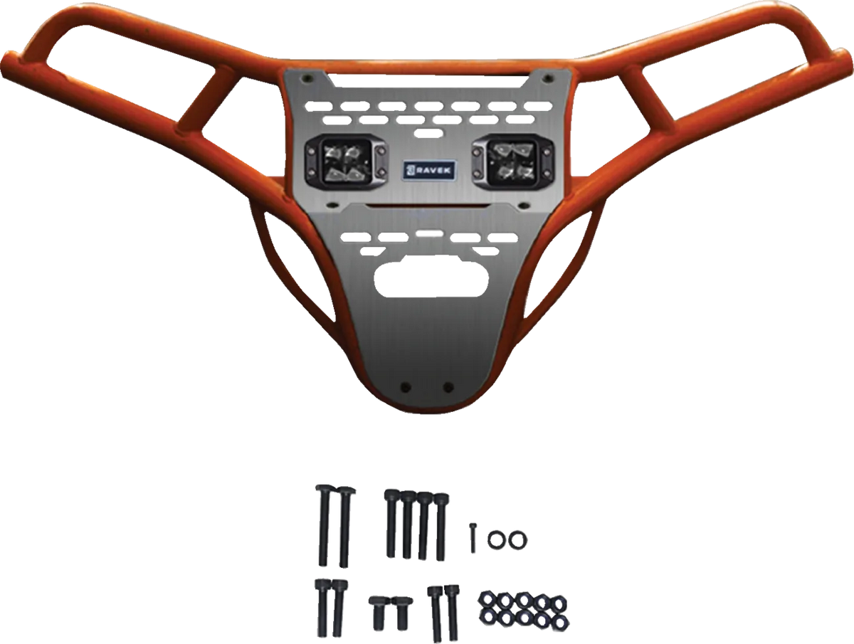 Front Bumper/Skid Plate with Lights