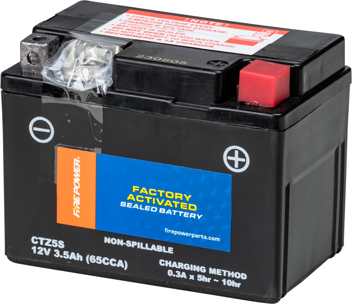 Factory Activated Sealed Battery