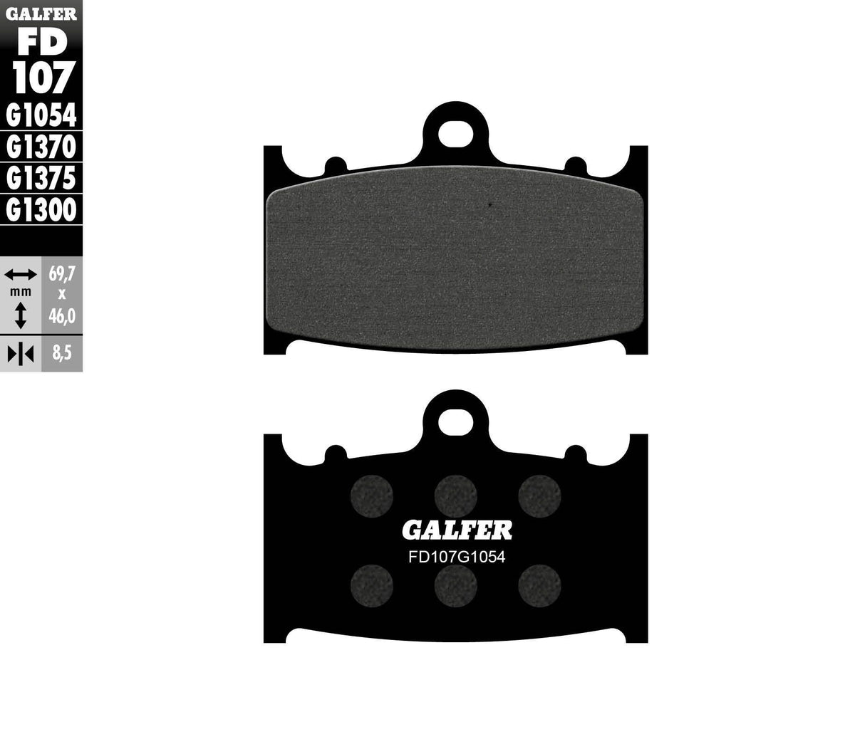 G-Semi-Metallic Brake Pads