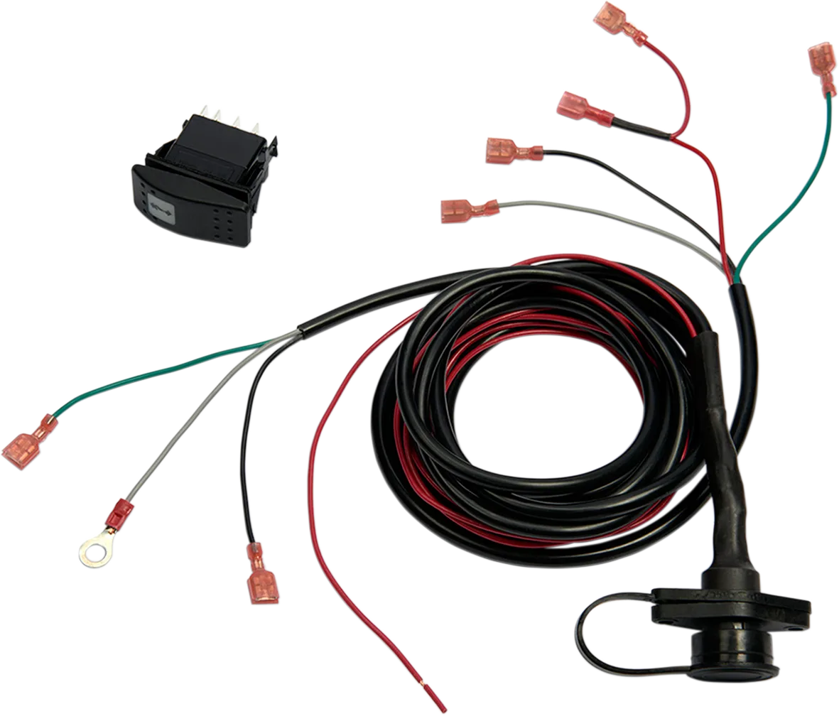 Dash Rocker Winch Switch with Wiring