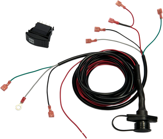 Dash Rocker Winch Switch with Wiring