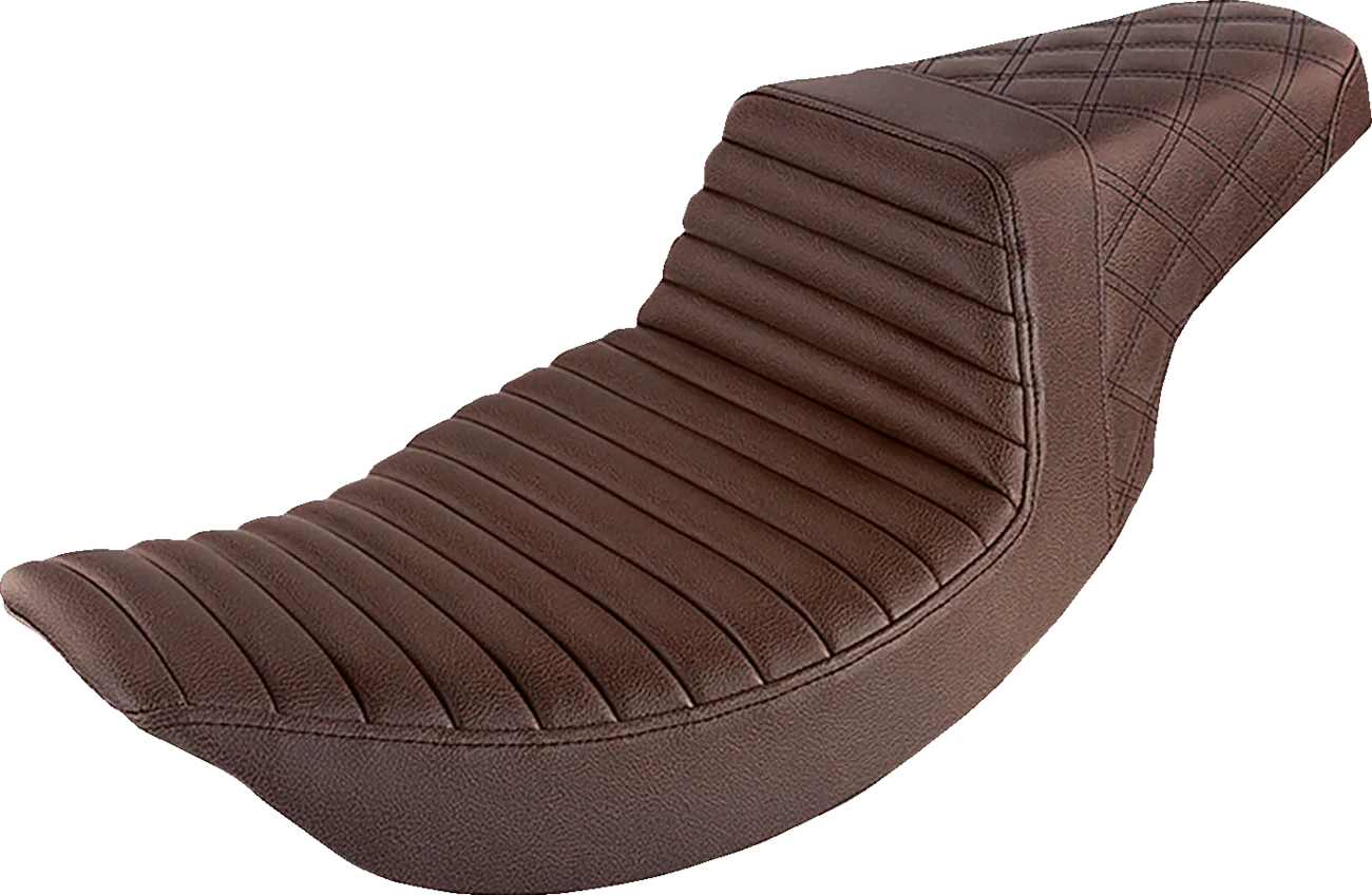 Step-Up Seat — Front Tuck-n-Roll/Rear Lattice Stitch