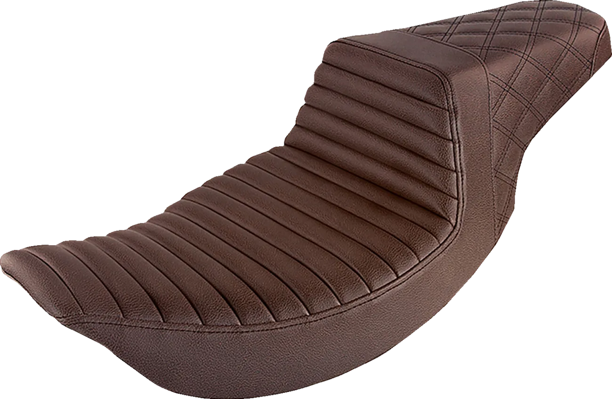 Step-Up Seat — Front Tuck-n-Roll/Rear Lattice Stitch
