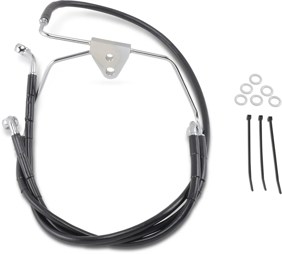 Extended Length Black Vinyl Brake Line Kit