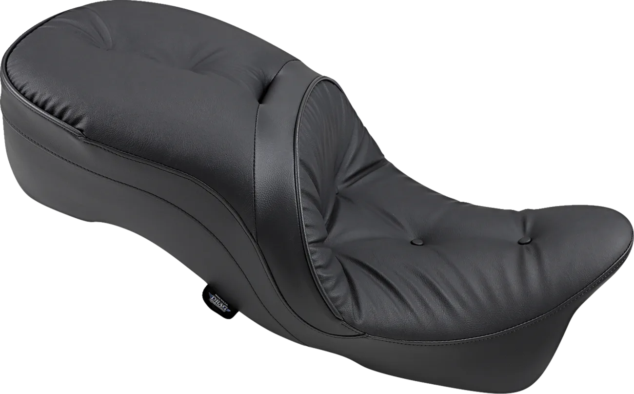 Backrest Compatible 2-Up Leather Touring Seat — Pillow