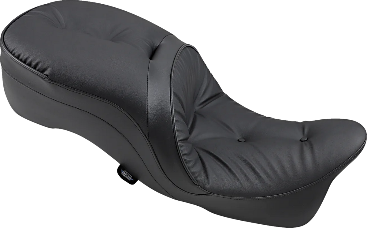 Backrest Compatible 2-Up Leather Touring Seat — Pillow