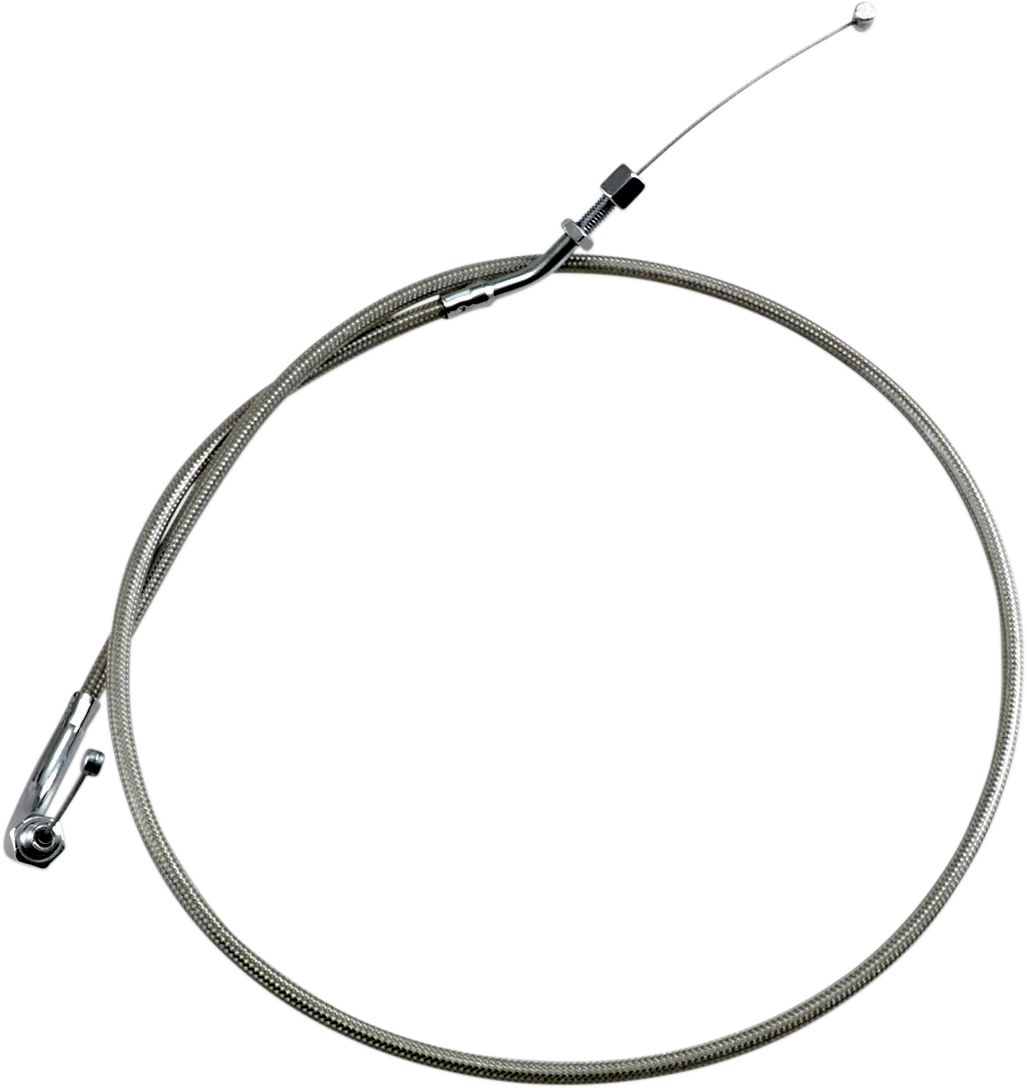 Armor Coat Stainless Steel Throttle/Idle Cable for Cruisers