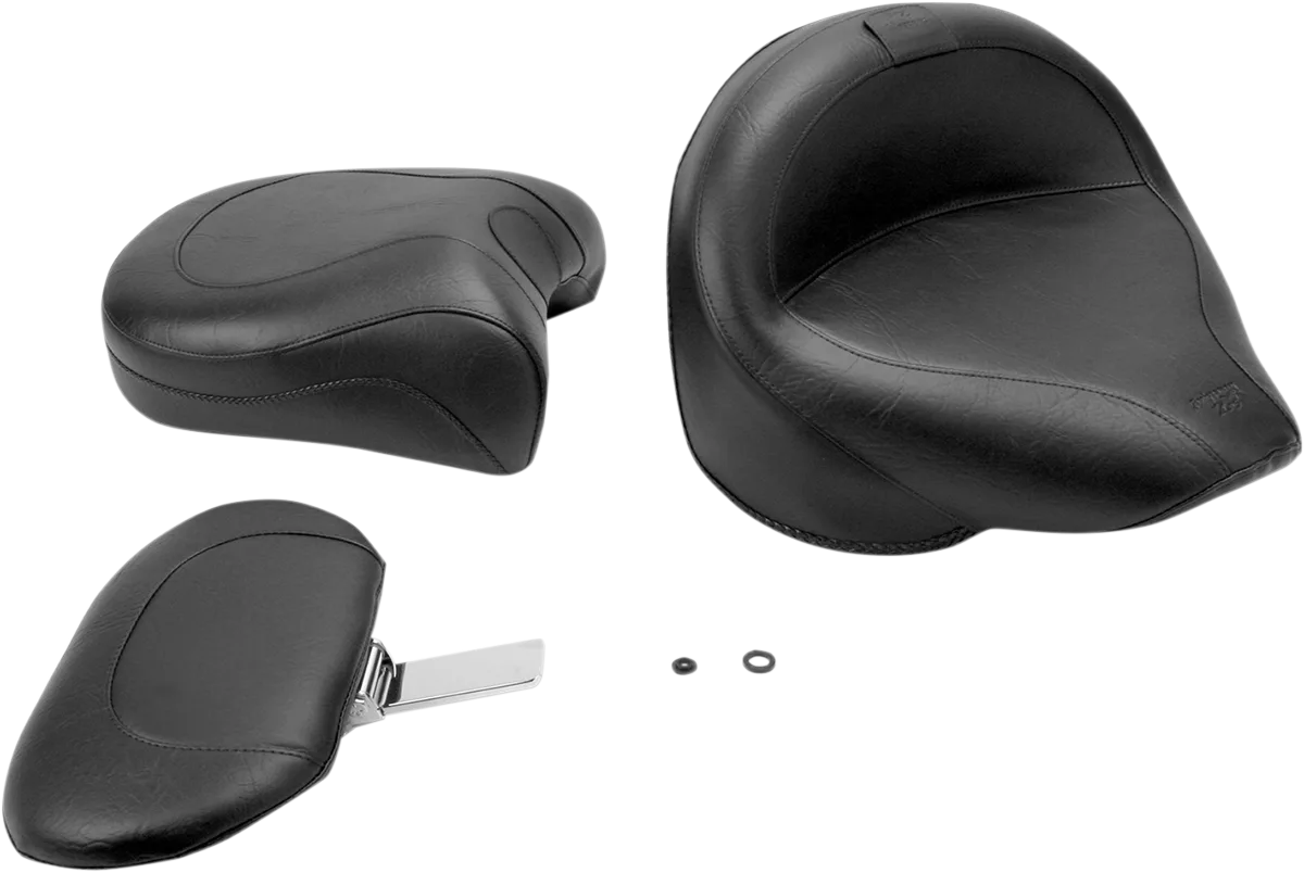 Vintage Wide Touring Seat With Driver Backrest