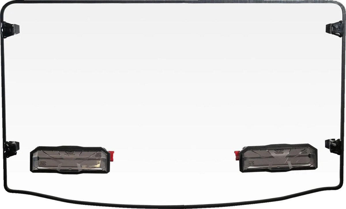 Tool-less Versa-Vent Windshield