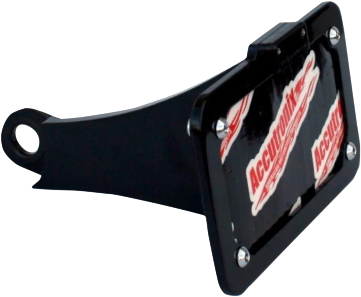 Side Mount License Plate with LED Tag Light