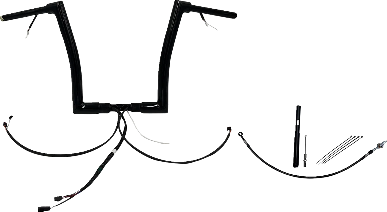 EZ Install Wired 1-1/2" Flat Top Handlebar Kit