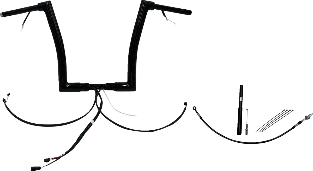 EZ Install Wired 1-1/2" Flat Top Handlebar Kit