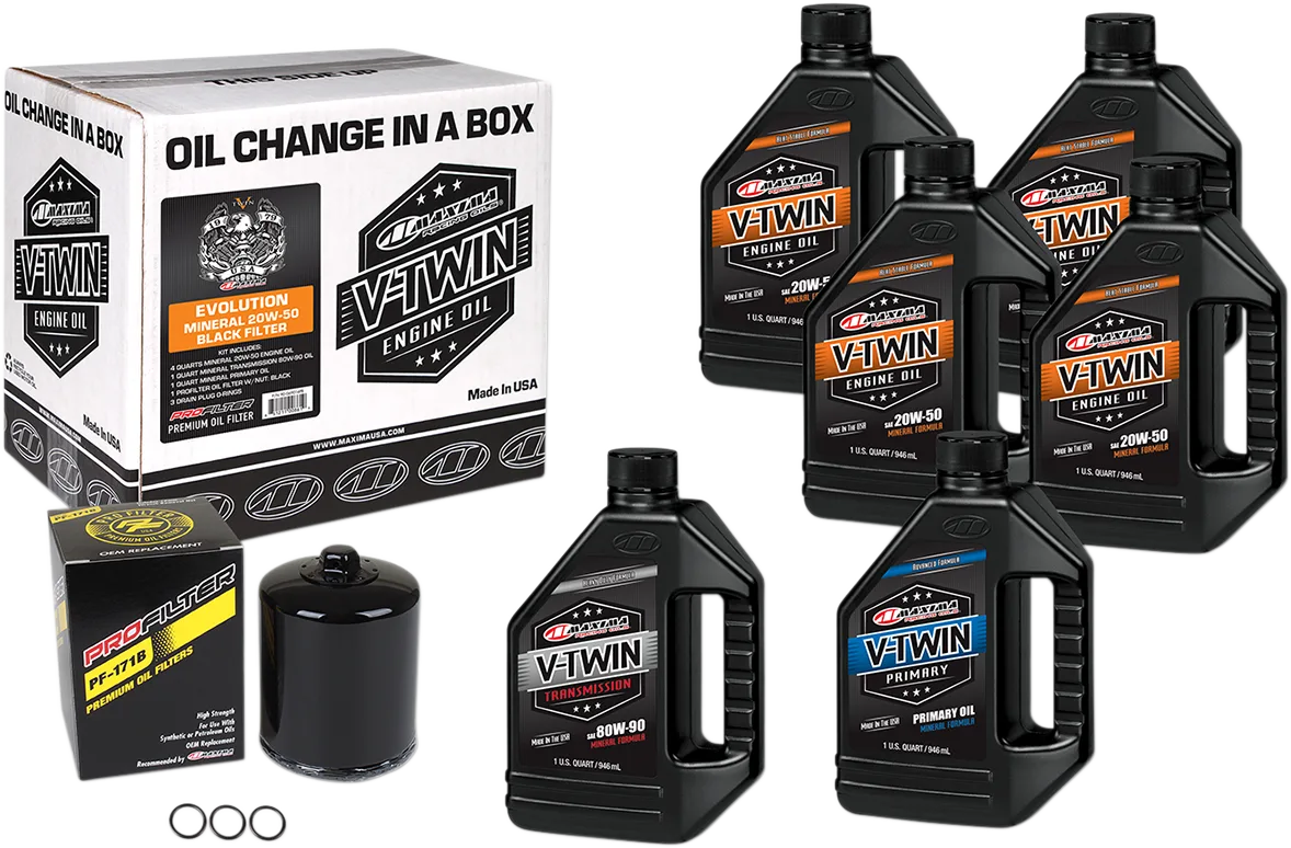 Evolution Mineral 20W-50 Oil Change Kit