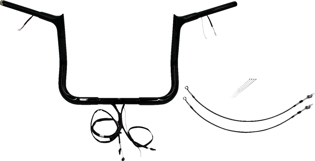 EZ Install Wired 1-1/4" Pointed Top Handlebar Kit