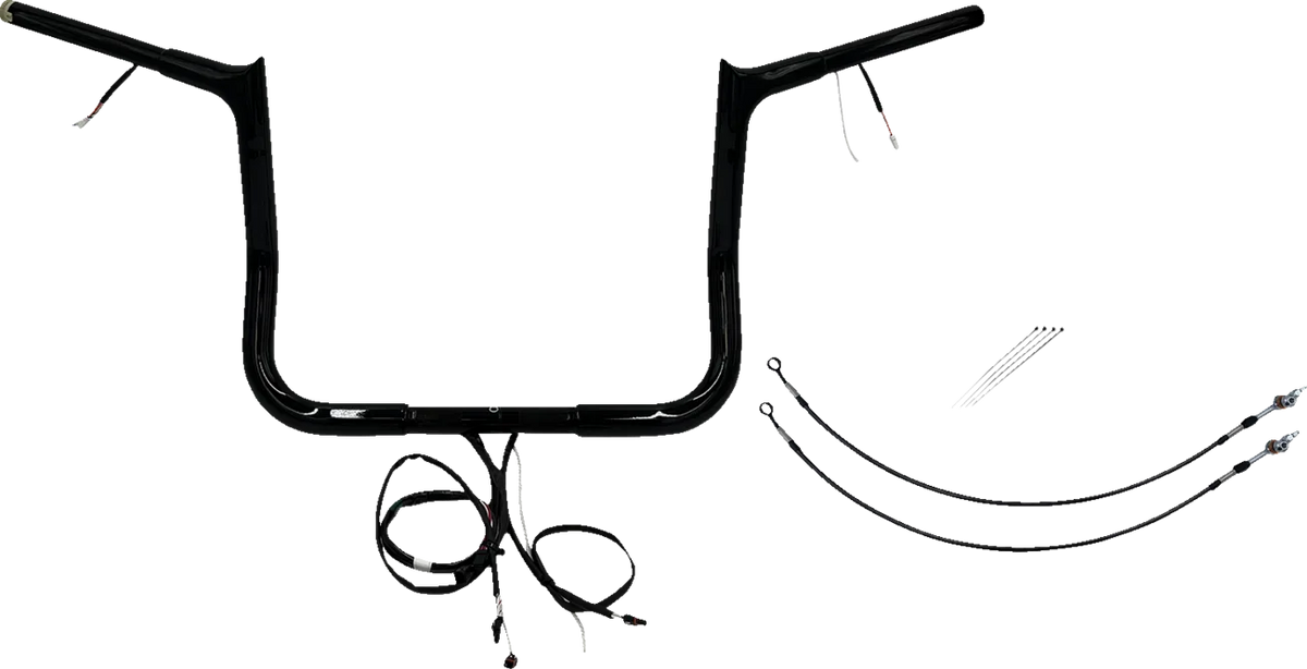 EZ Install Wired 1-1/4" Pointed Top Handlebar Kit