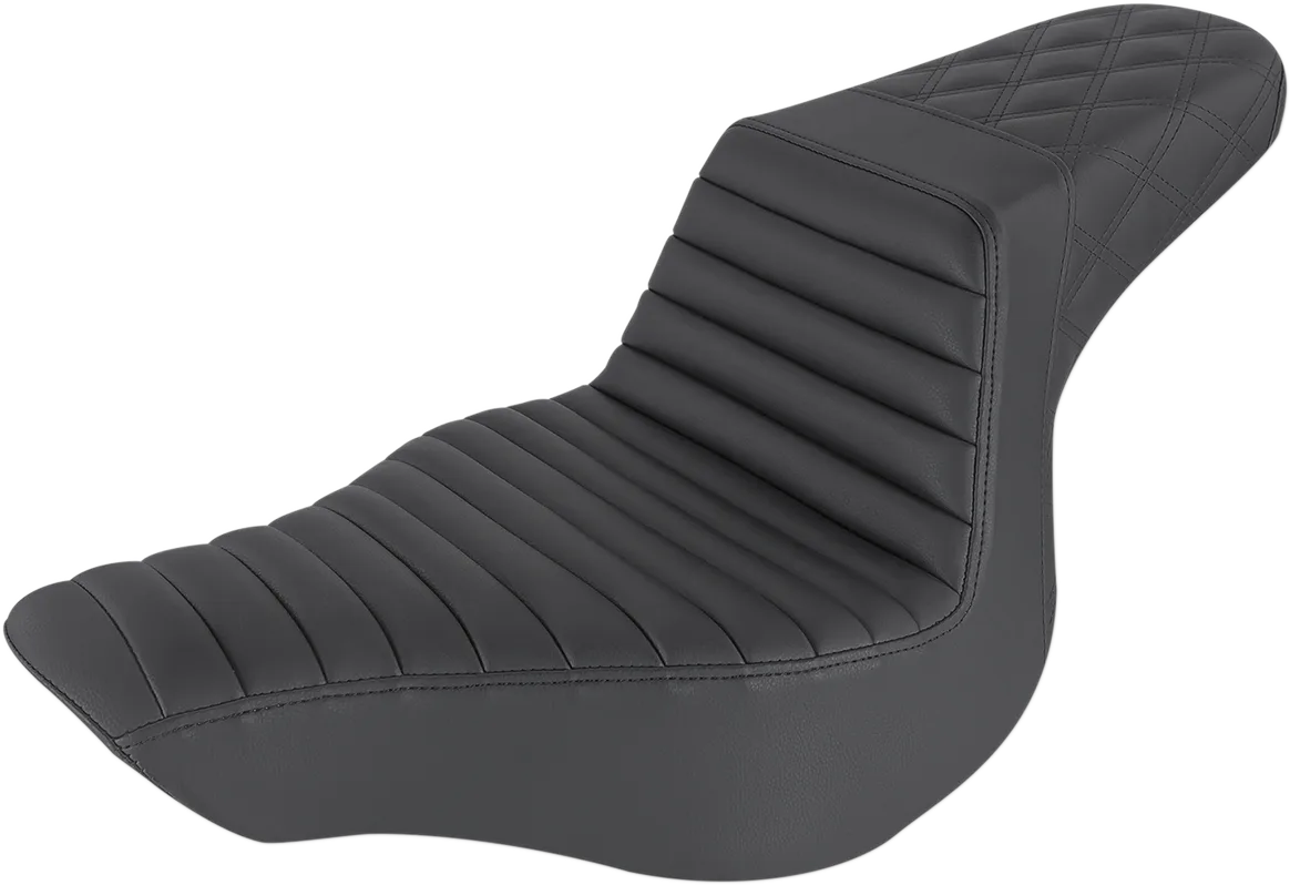 Step-Up Seat — Front Tuck-n-Roll/Rear Lattice Stitch
