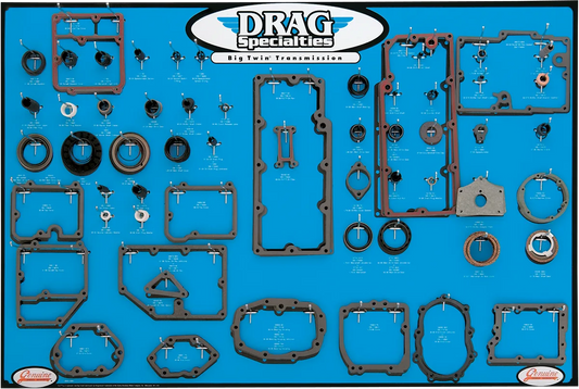 Twin Cam 5-Speed Transmissions Gasket, Seal, and O-Ring Display