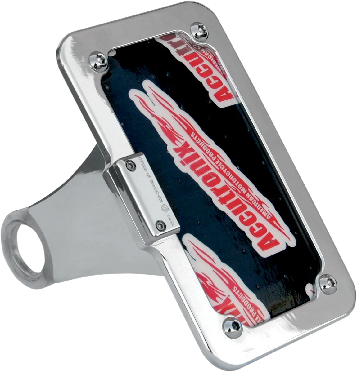 Side Mount License Plate with LED Tag Light