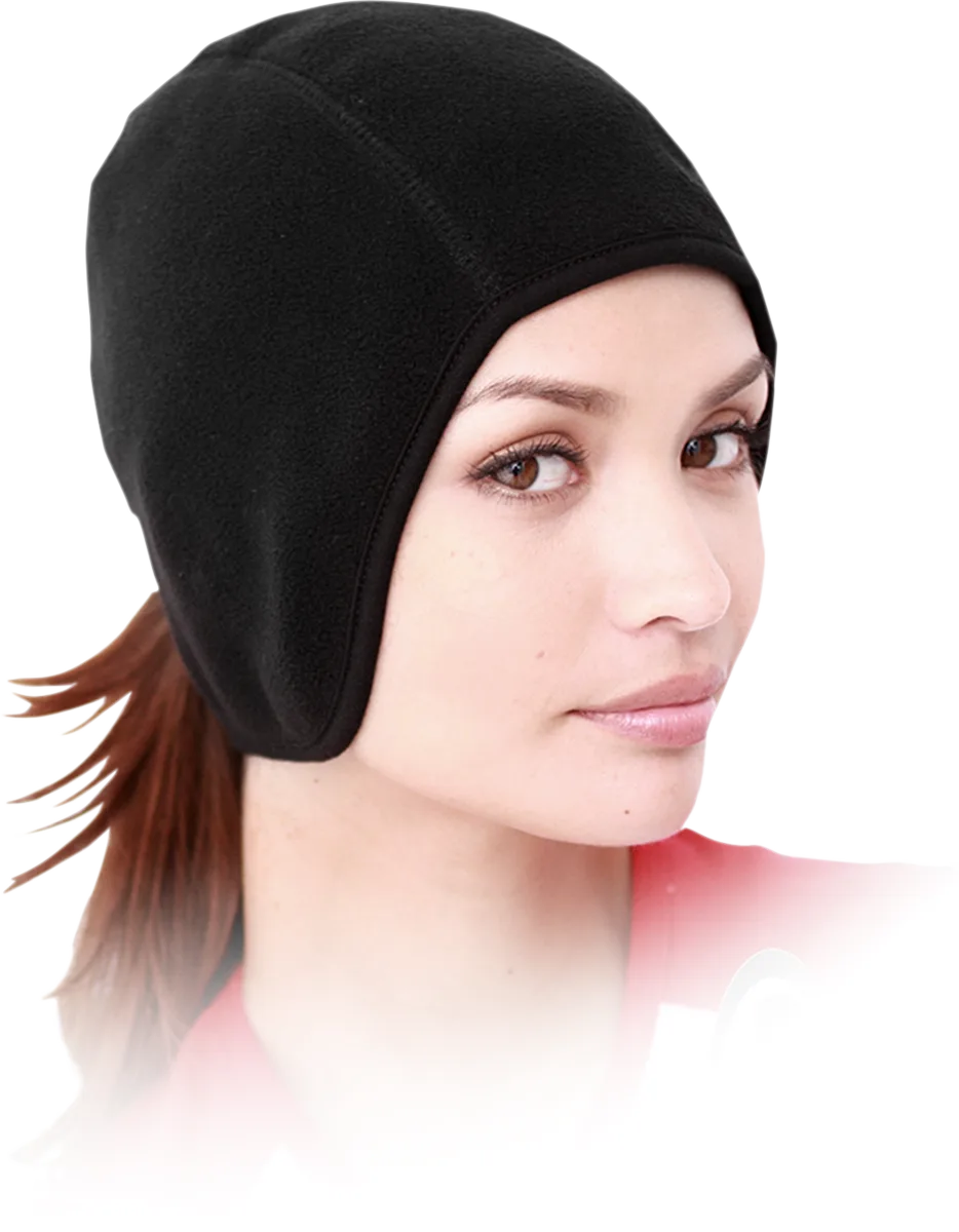 Fleece Ponytail Skullcap