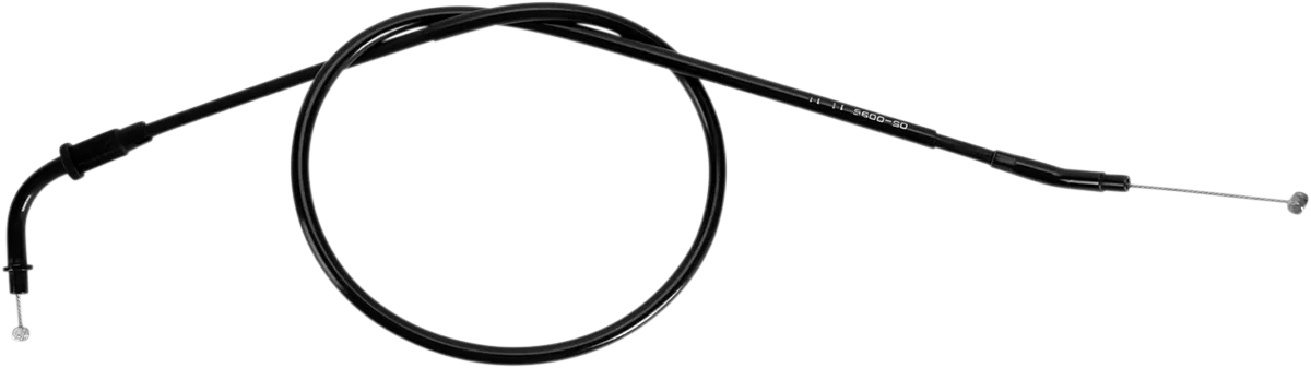 Black Vinyl Throttle Cable