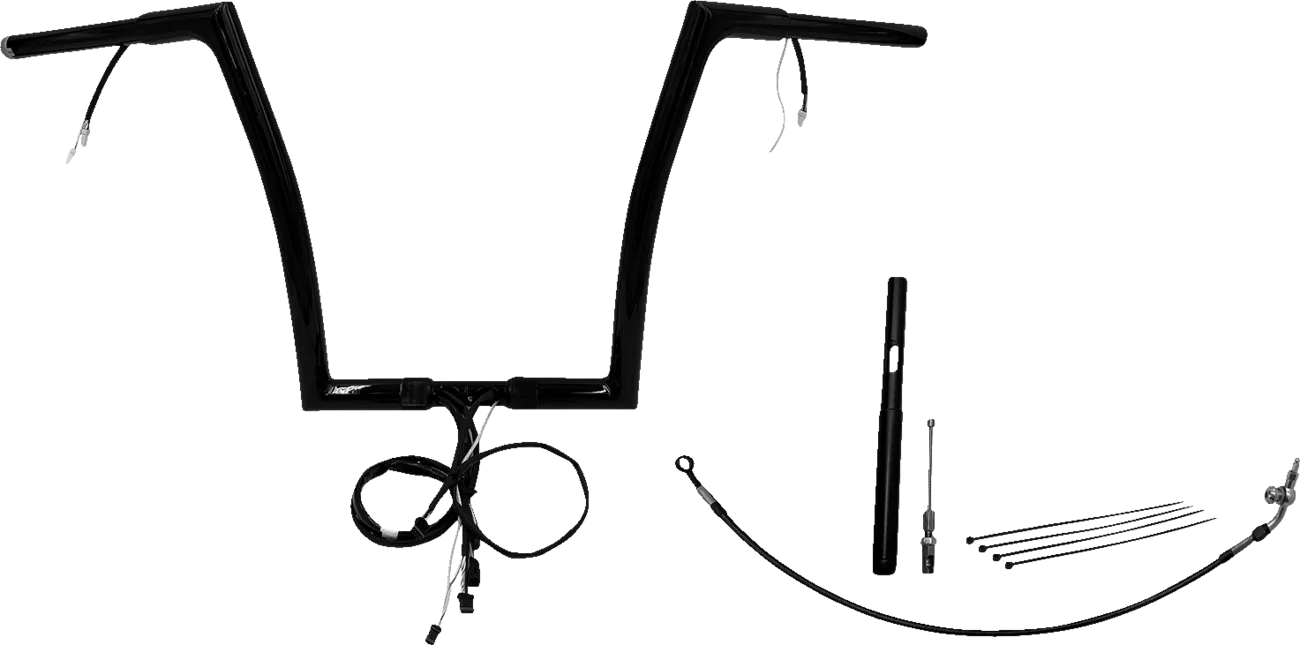 EZ Install Wired 1-1/4" Flat Top Handlebar Kit
