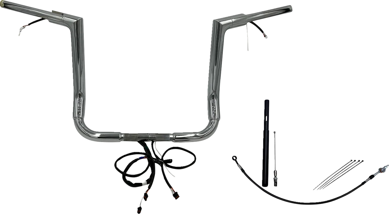EZ Install Wired 1-1/2" Flat Top Handlebar Kit