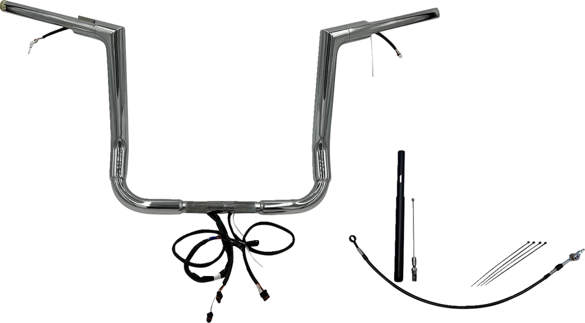 EZ Install Wired 1-1/2" Flat Top Handlebar Kit