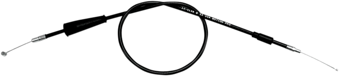 Black Vinyl Throttle Cable
