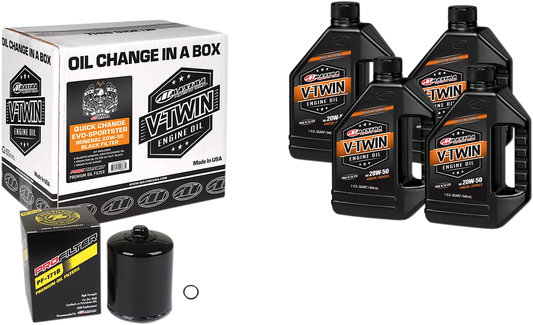 Quick Change Evo/Sportster Mineral 20W-50 Oil Change Kit