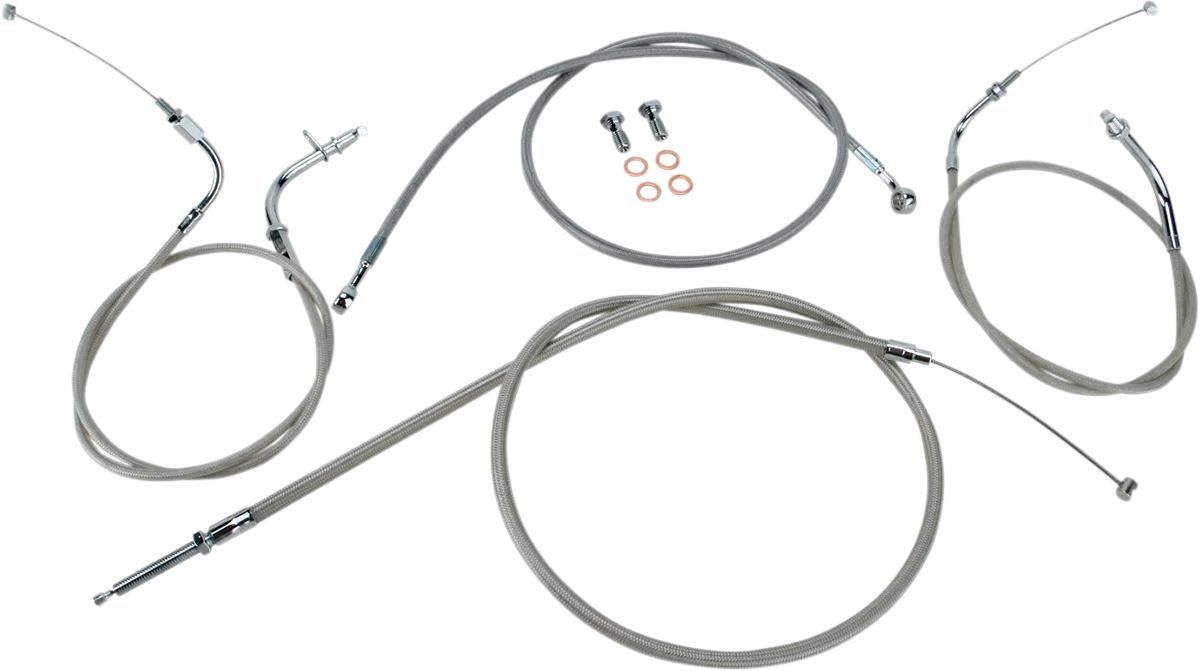 Stainless Handlebar Cable/Line Kit