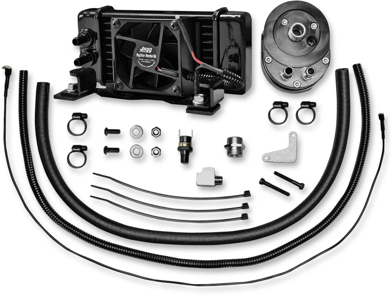 Low-Mount Fan-Assisted Oil Cooler Kit