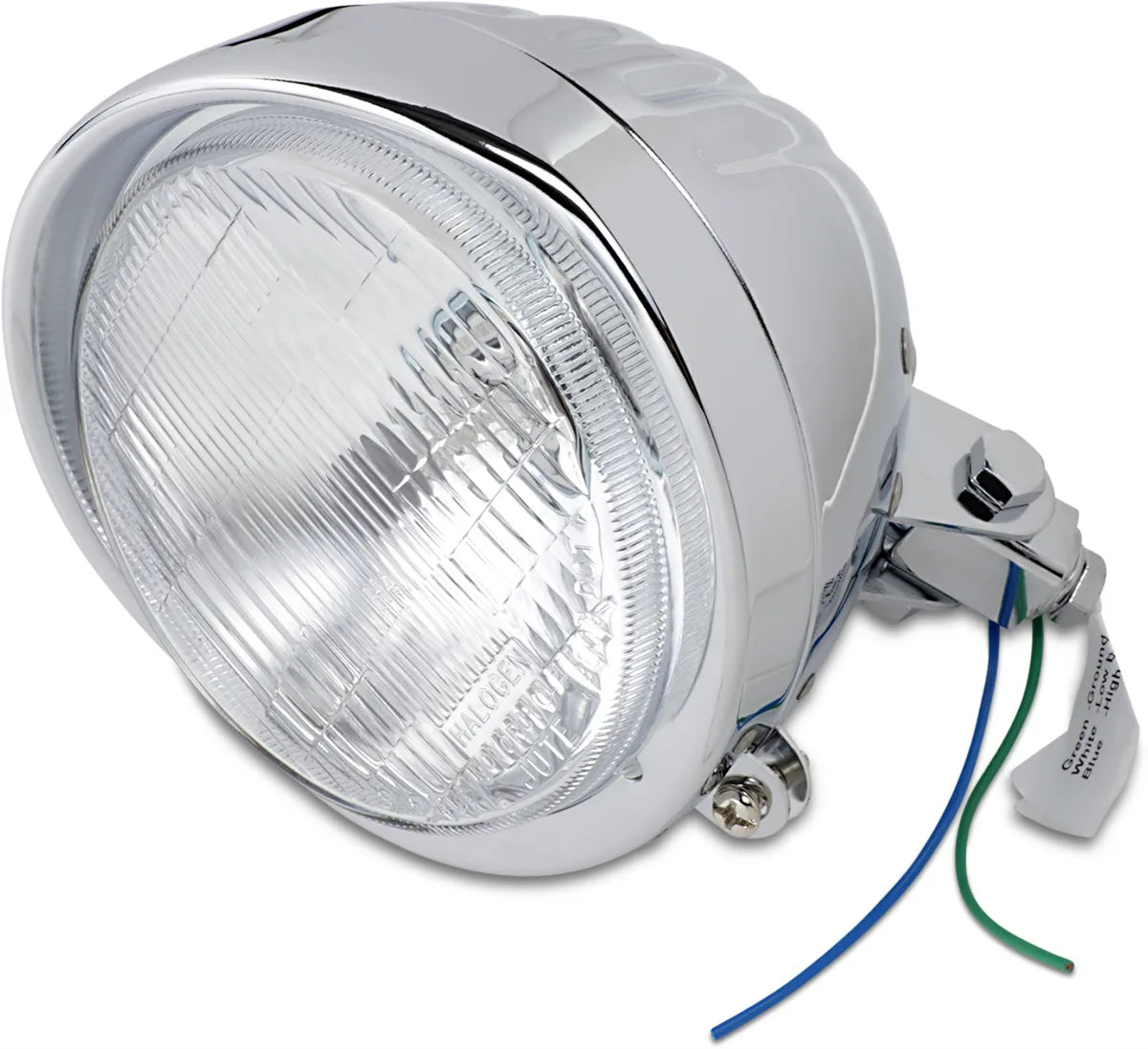 Chrome Custom Springer-Style Headlight Assemblies