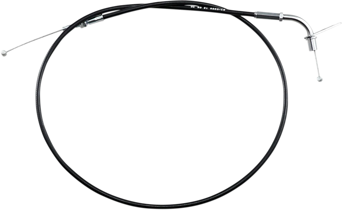 Black Vinyl Throttle Cable