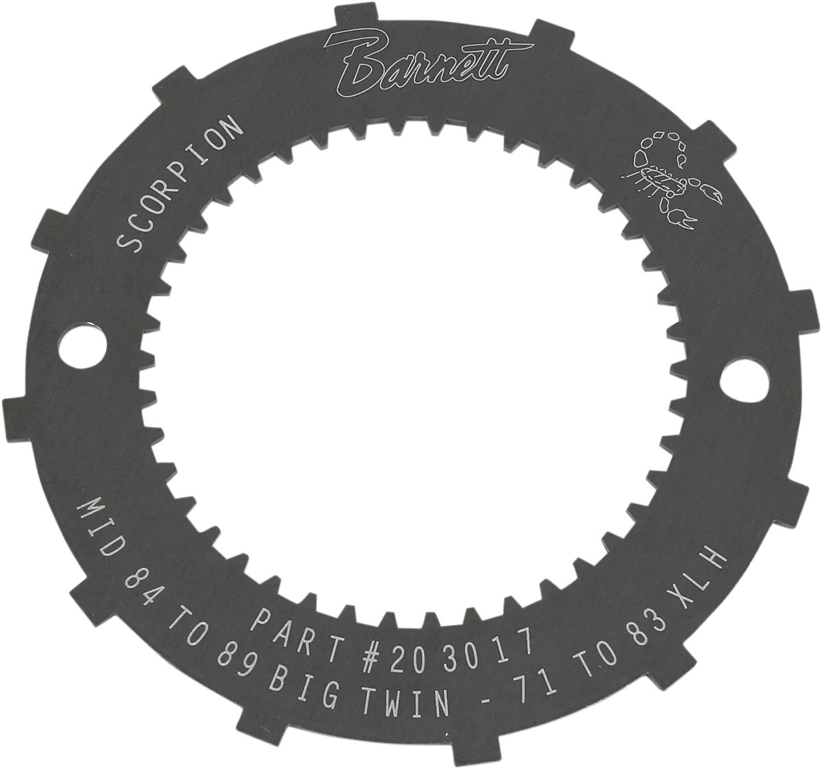 Scorpion Clutch Lock Plate
