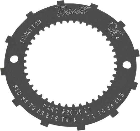 Scorpion Clutch Lock Plate