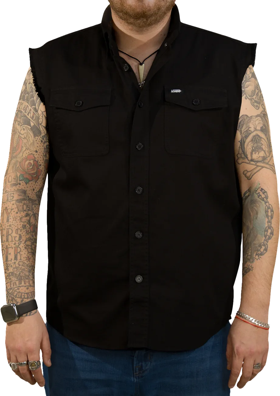 USA Skull Melt Sleeveless Shirt