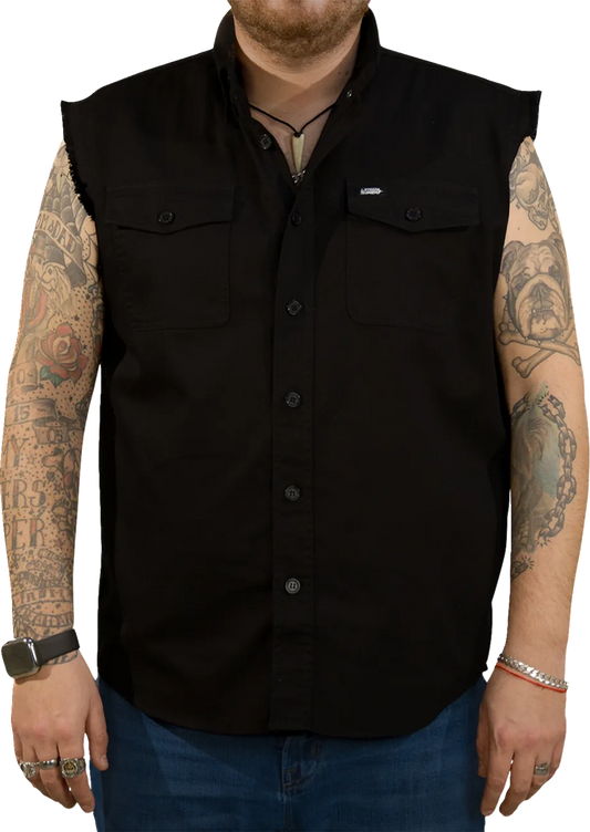 USA Skull Melt Sleeveless Shirt