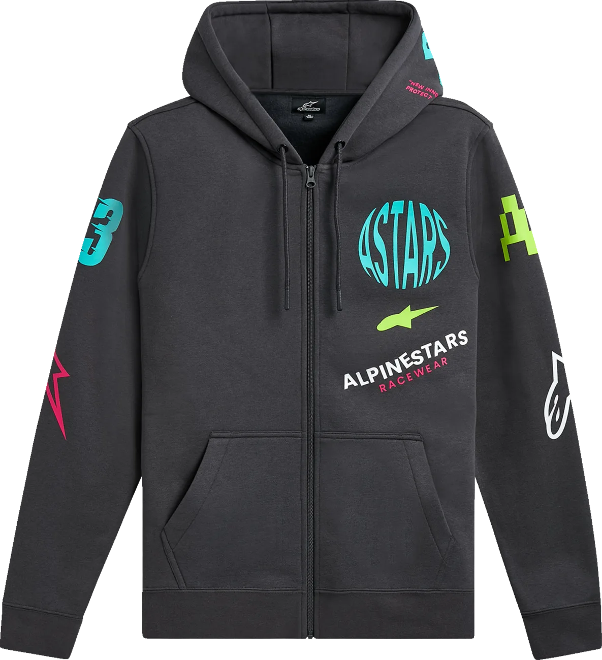 Variegate Zip Hoodie